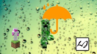 【阿飄日常】Minecraft 苦力怕雨的天氣。