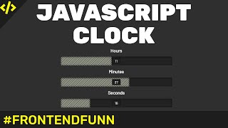 javascript clock - progress bar clock