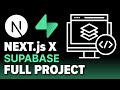 Build A Fullstack Next.js X Supabase X OpenAI Project!