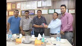 smartwatch winner from Esewa and chhimek laghubitta bittiya sanstha ltd.