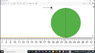 Unrolling Circle using Geogebra