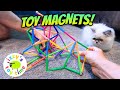 Izzy's Toy Time Plays with MAGNET TOYS!