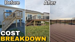 TOTAL COST to Build a Deck Addition | Material & Average Labor Cost