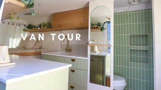 VAN TOUR | Luxury Modern Cozy Van for Full Time Living