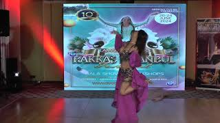 Laman Hendricks dancing at Rakkas Istanbul International Oriental Dance Festival 2024