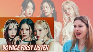 REACTION to Viviz (비비지) –Voyage | Listening Party/ First Listen