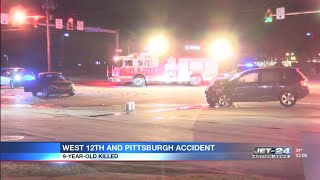 Child, 9, dies in early morning car accident at W. 12th \u0026 Pittsburgh