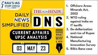 The Hindu Analysis | 03 May, 2023 | Daily Current Affairs | UPSC CSE 2023 | DNS
