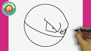 COMO DIBUJAR VOLTORB de POKEMON