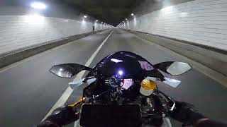 야마하 R6 아크라포빅 슬립온 / 짧은터널주행 (yamaha yzf-r6 Akrapovič exhaust sound)