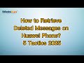 How to Retrieve Deleted Messages on Huawei Phone? 5 Tactics 2025