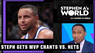 Nets fans chanting MVP for Steph Curry was ‘EMBARRASSING’ for KD - Stephen A. | Stephen A.'s World