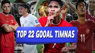 TOP 22 Gooal Timnas indonesia #afc #kualifikasipialaduniaround3 #aff2024