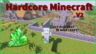 How to get rich fast in Hardcore Minecraft 1.16 #5