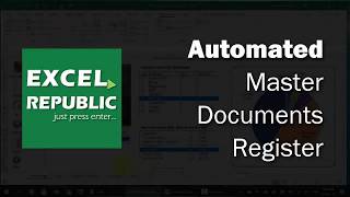 Master Documents Register (for effortless documents control)