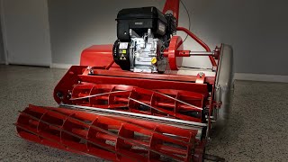 Cox Cylinder Mower operation and cut