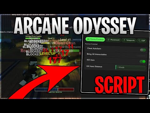 Arcane Odyssey Script Hack Kill Aura, Items Farm, Auto Farm – Roblox Pastebin 2023