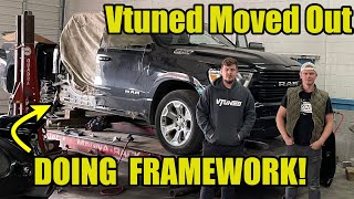 Rebuilding a 2021 RAM 1500 and Towing Vtuned’s Fastback Mustang to his New shop