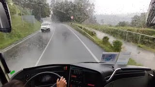 Parece que va a llover... | Conduciendo Autobús VOLVO B11R 430 Euro5 Beulas Aura