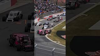 Modifieds TANGLE @ 2025 MADHOUSE CLASSIC #nascar #race #crash #northcarolina #motorsport