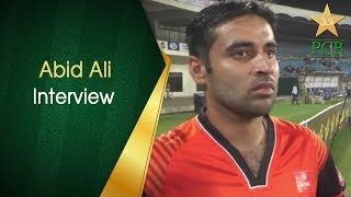 National T20 Cup 2016 Exclusive Interview | Abid Ali | Multan Cricket Stadium | 9 Sep 2016 | PCB
