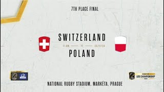 SWITZERLAND vs POLAND - RUGBY EUROPE U20 CHAMPIONSHIP 2024