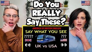 American Couple Reacts: BRITISH vs AMERICAN English! *50 DIFFERENCES* FIRST TIME REACTION! PART 2!