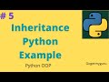 Inheritance Python Example | Python OOP| Gogetmyguru | # 5