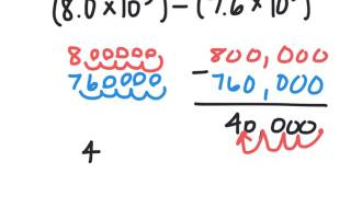 U3C4 Scientific Notation - Adding and Subtracting