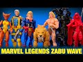 Marvel Legends Zabu Wave Cable Wolfsbane Ka-Zar Ikaris Red Widow Black Winter Hasbro Figure Review