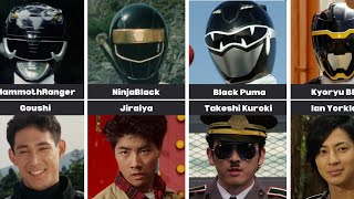 All Black Super Sentai (1975-2024)