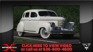 1939 Graham Series 97 Supercharged 'Sharknose' Sedan || SOLD