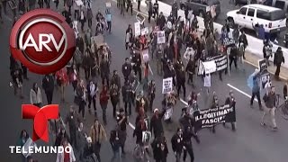 Se intensifican las protestas en contra de Donald Trump | Al Rojo Vivo | Telemundo