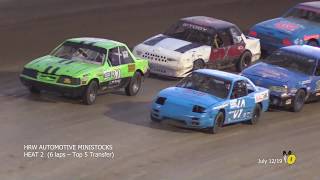 July 12/19 Ministock 4 cyl Dirt Races The BIG FLASHBACK.