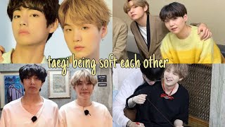 taegi being soft to each other