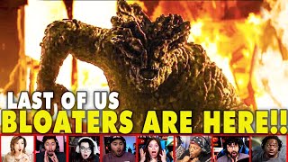 Reactors Reaction To Seeing The Bloater Debut On The Last Of Us Episode 5 | Mixed Reactions
