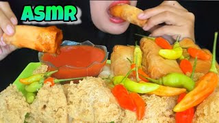 ASMR FRIED ❗ LUMPIA , TOFU WALIK CRISPY EXTRA CABE CAY 🔥 MUKBANG || EATING SOUNDS