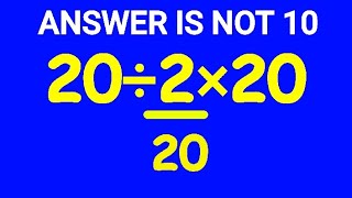 Most People Get This Math Question Wrong!