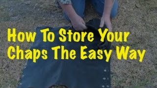 SBTV Tech Tip:  Storing Riding Chaps The Easy Way!