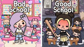 Good School VS Bad School 🥺🏫💔 Sad Love Story | Toca Life Story | Toca Life World | Toca Boca