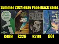 Incredible - VINTAGE - Paperback Sales - On eBay - Summer 2024 - A Hot Market!