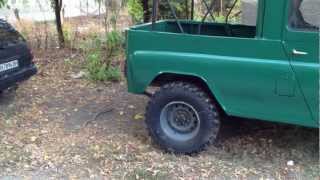 UAZ 469 Cold Start (MB Diesel engine)