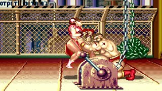 【Ryona】春麗（赤）vsザンギエフ　リョナ対戦　ストリートファイター2ダッシュ　スト2ダッシュ　Chun-Li　Street Fighter II