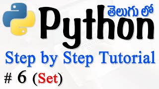 Python Tutorials For Beginners in Telugu - Tutorial 6 - Set