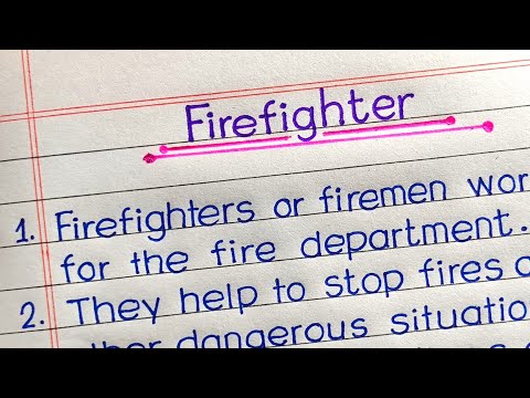 What is Firefighter spelling?