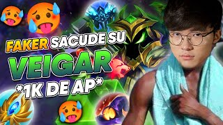 🥵 FAKER VINO A SACUDIR SU VEIGAR EN CHALLENGER *ONE SHOTEA CON 1K DE AP* 🤯🤯