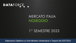 Dataforce – Mercato Italia – Noleggio – 1° semestre 2023