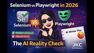 Selenium vs Playwright in 2026: The AI Reality Check | JKC Tutorials