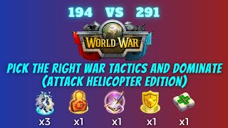 Which War Tactics to Use with Attack Helicopters? | Dominations Guide | Tips and Tricks