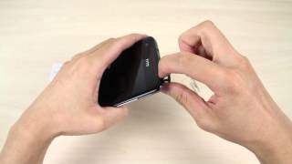 How to insert the micro SIM card into HTC Butterfly S